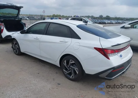 2025 Hyundai Elantra Sel Sport from USA, damaged, VIN KMHLM4DG6SU057018